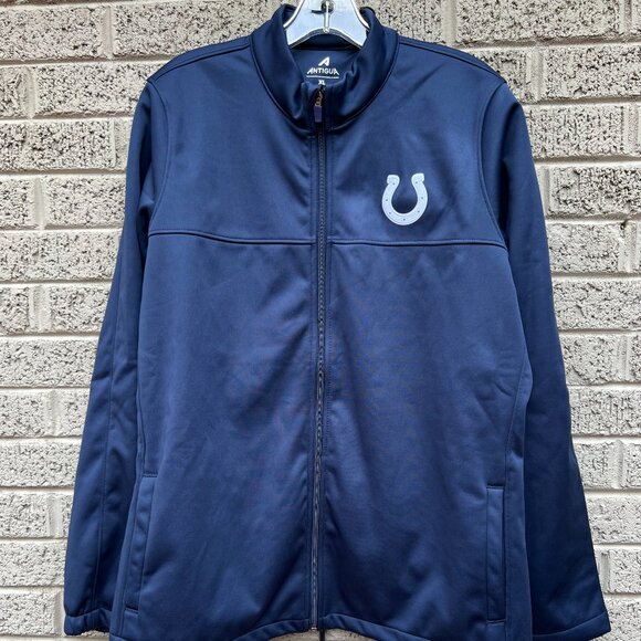 Antigua Women's Indianapolis Colts Links 2 Full-Zip Golf Jacket NWT XL - Picture 1 of 5